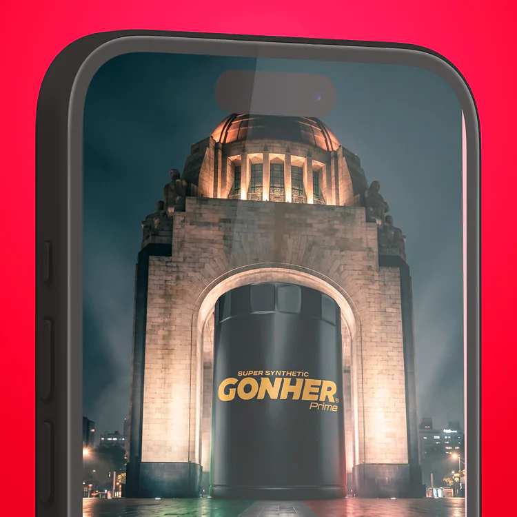 Contenido digital de Gonher Prime presentado en una pantalla de teléfono