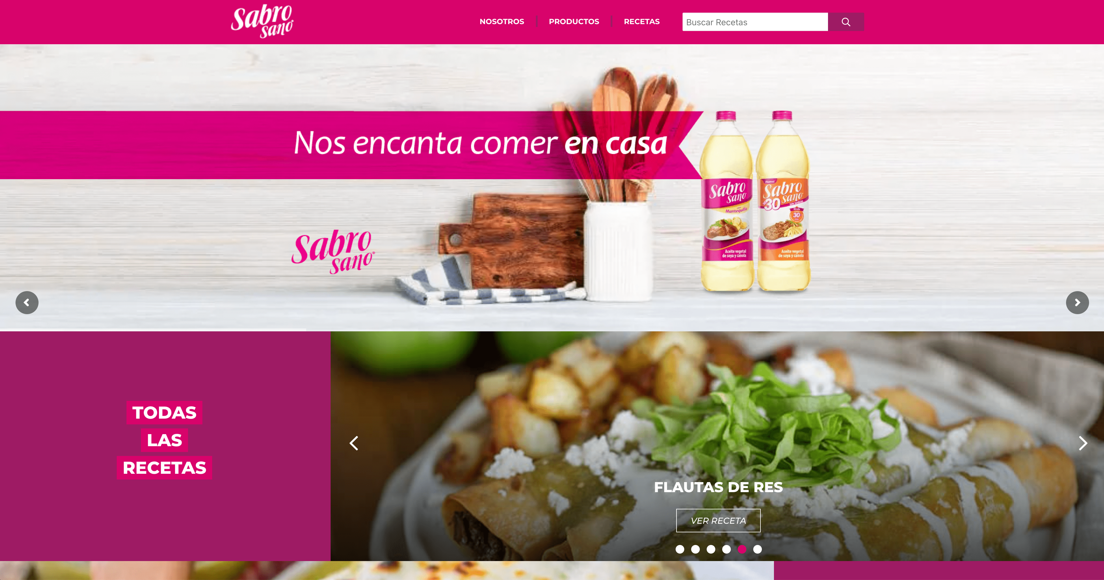 Portafolio Sabrosano Web - Avada 360